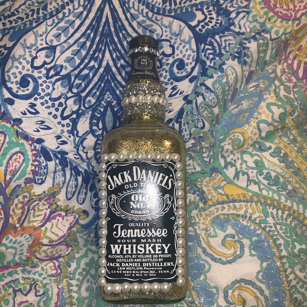 Sparkly Jack Daniels Bottle